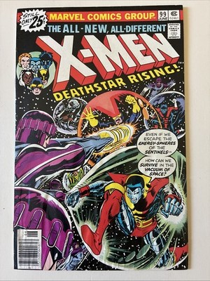 The X-Men #99 VG+ Water Damage Cockrum 25 Cent Variant Sentinels Marvel 1976