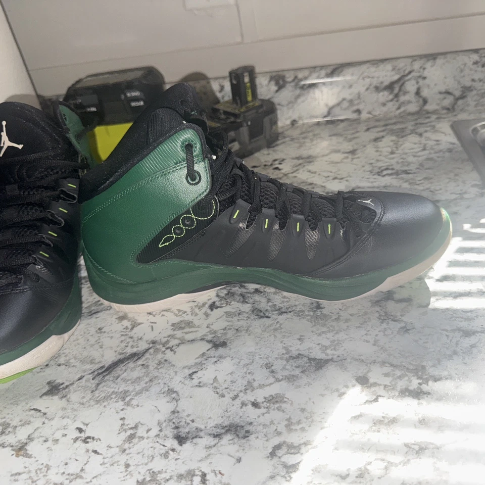 Nike Air Jordan Prime Fly Men's Basketball Shoes Black/Electric Green, Size 11.5 - Image 4 of 4
