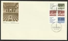 Canada #1187a, Houses of Parliament, Booklet Pane, First Day Cover, FDC 1988