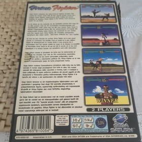 Virtua Fighter 1, Sega Saturn. Box and Disc  and manual not tested 