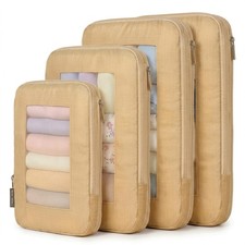 Compression Packing Cubes For Carry On Suitcase 20-22 Inch, 4 Pcs Expandable ...