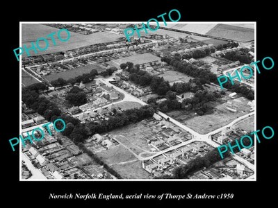 Norwich Norfolk England View Thorpe St Andrew c1950 Old Large Historic Photo