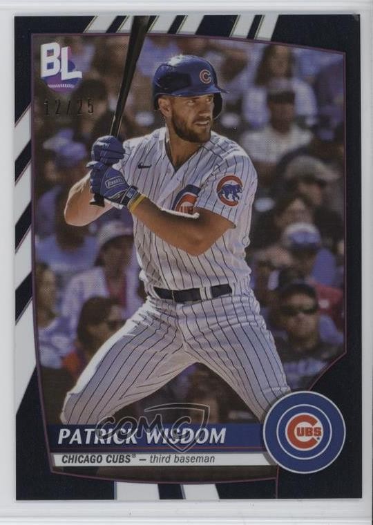 2023 Topps Big League Black Foil /25 Patrick Wisdom #132 19lw