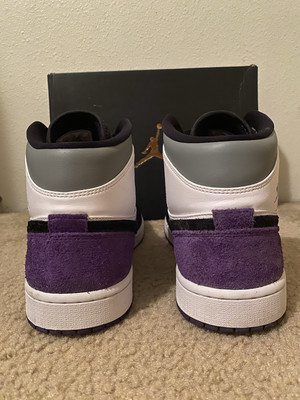 Size 11.5 - Air Jordan 1 SE Mid Varsity Purple for sale online | eBay