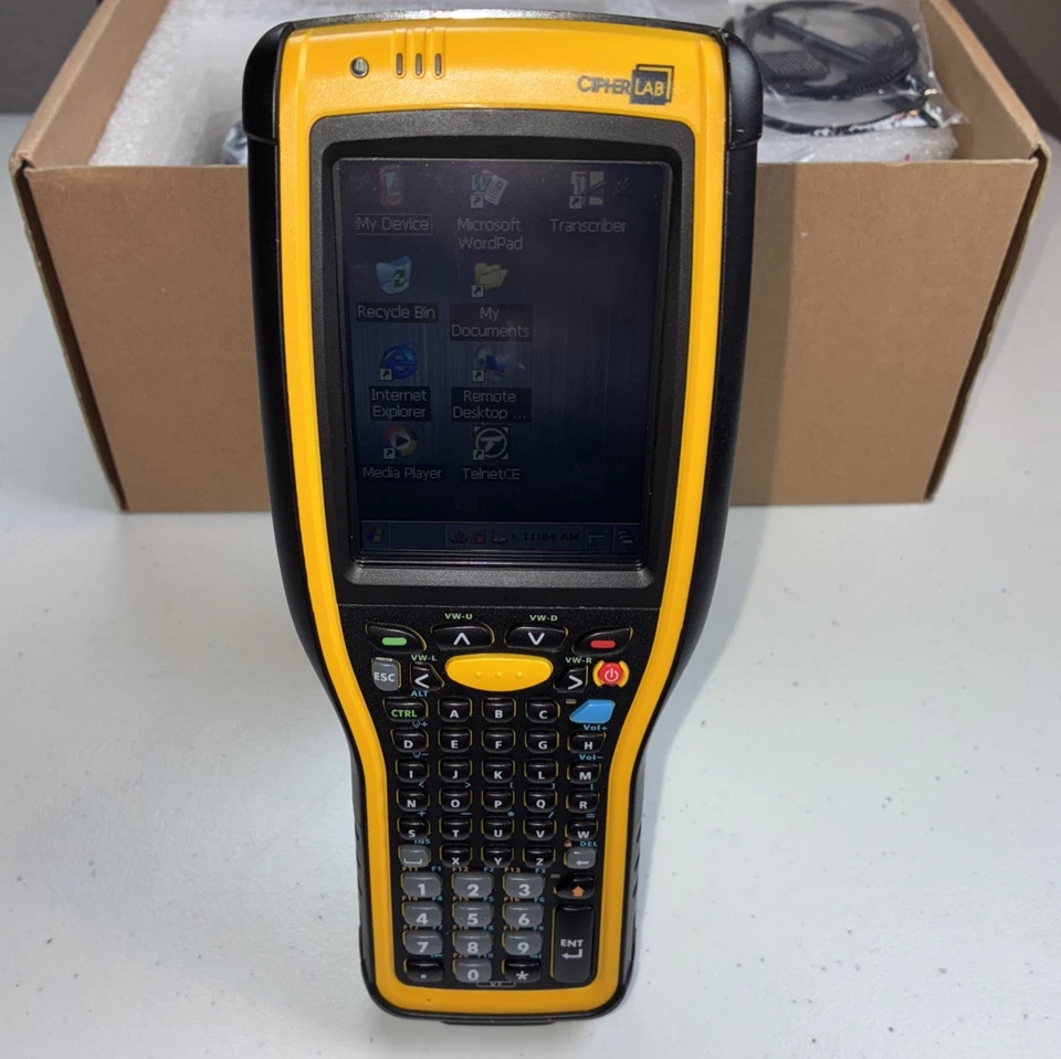 CIPHERLAB 9700 Window CE barcode mobile Computer Wireless BT/WiFi A97AC5CFN51SP - Image 4 of 4