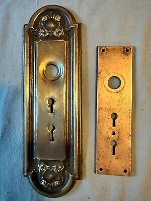 Buy Antique Stamped Brass Backplate And Solid Flat Brass Backplate Stamped 1847
