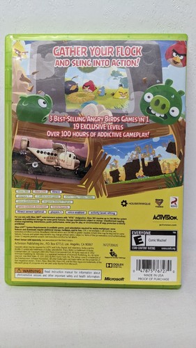 Xbox 360 Angry Birds Trilogy Video Game Complete With Manual, 2012 (Untested) - Picture 5 of 5