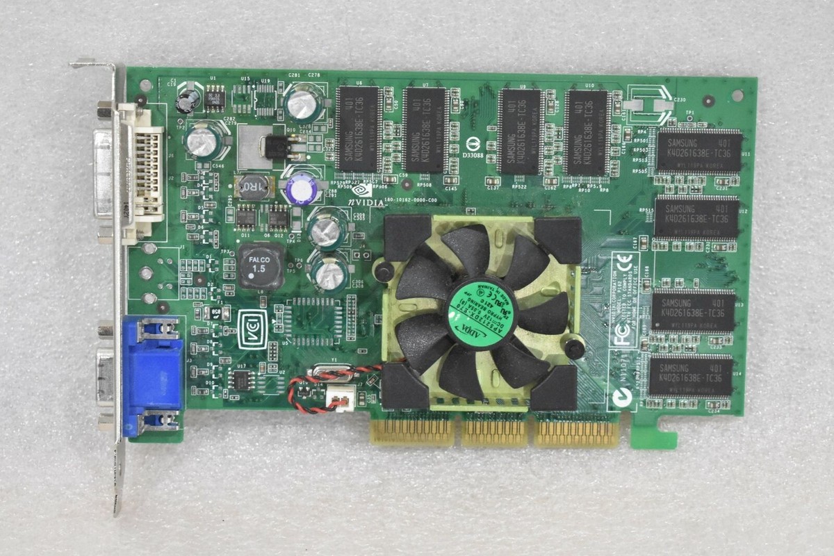 NVIDIA QUADRO 600-50162-0004-201 128MB AGP GRAPHICS CARD WITH VGA