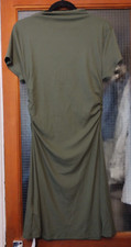 Cider Olive Green Ribbed Stretch Dress Size XL New With Labels