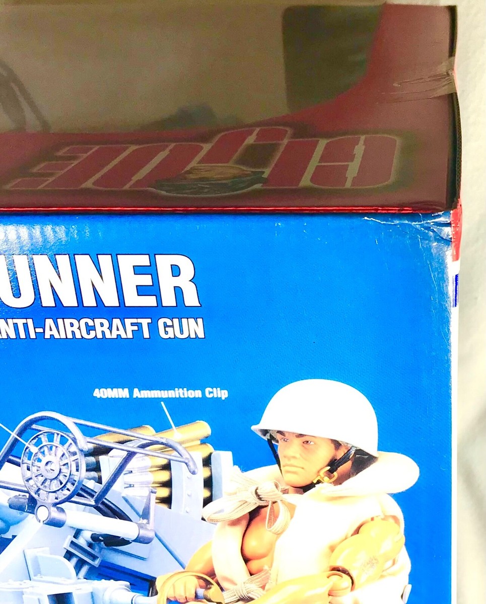 giジョー　対空砲 GI JOE NAVY GUNNER Twin Mount Anti-Aircraft Gun WWII Set