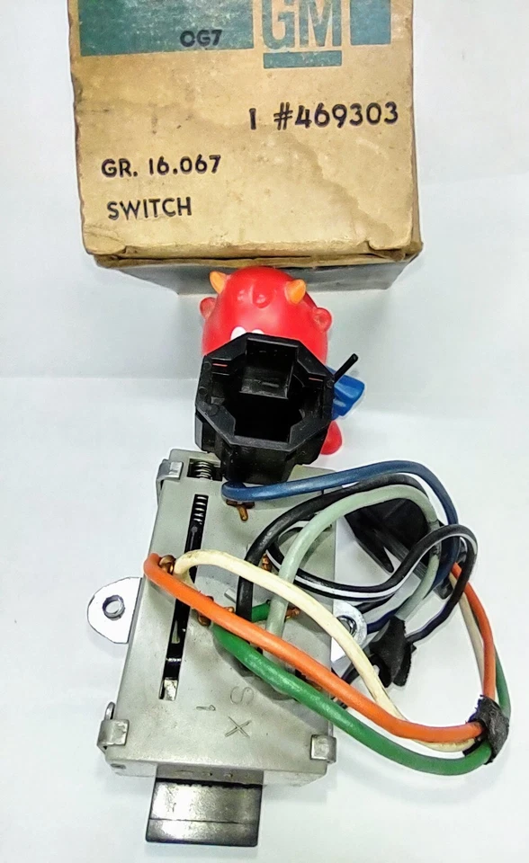 Nuevo de Lote Antiguo GM 1977 Chevrolet Truck C K-1-2-3 Blazer Van GMC Interruptor Limpiaparabrisas Intermitente Foto 4 de 4