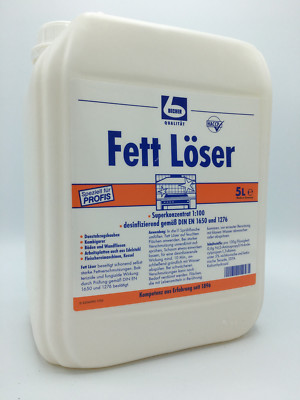 5 Liter Fettlöser Dr. Becher Kanister 5,0l Fett Löser Superkonzentrat 