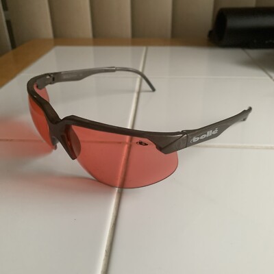 Bolle Sunglasses SOLITARY Brown Wrap Half Rim Frame Only