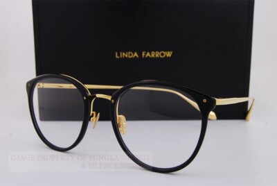 Brand New Linda Farrow Eyeglass Frames CALTHORPE LFL/251 085 Black