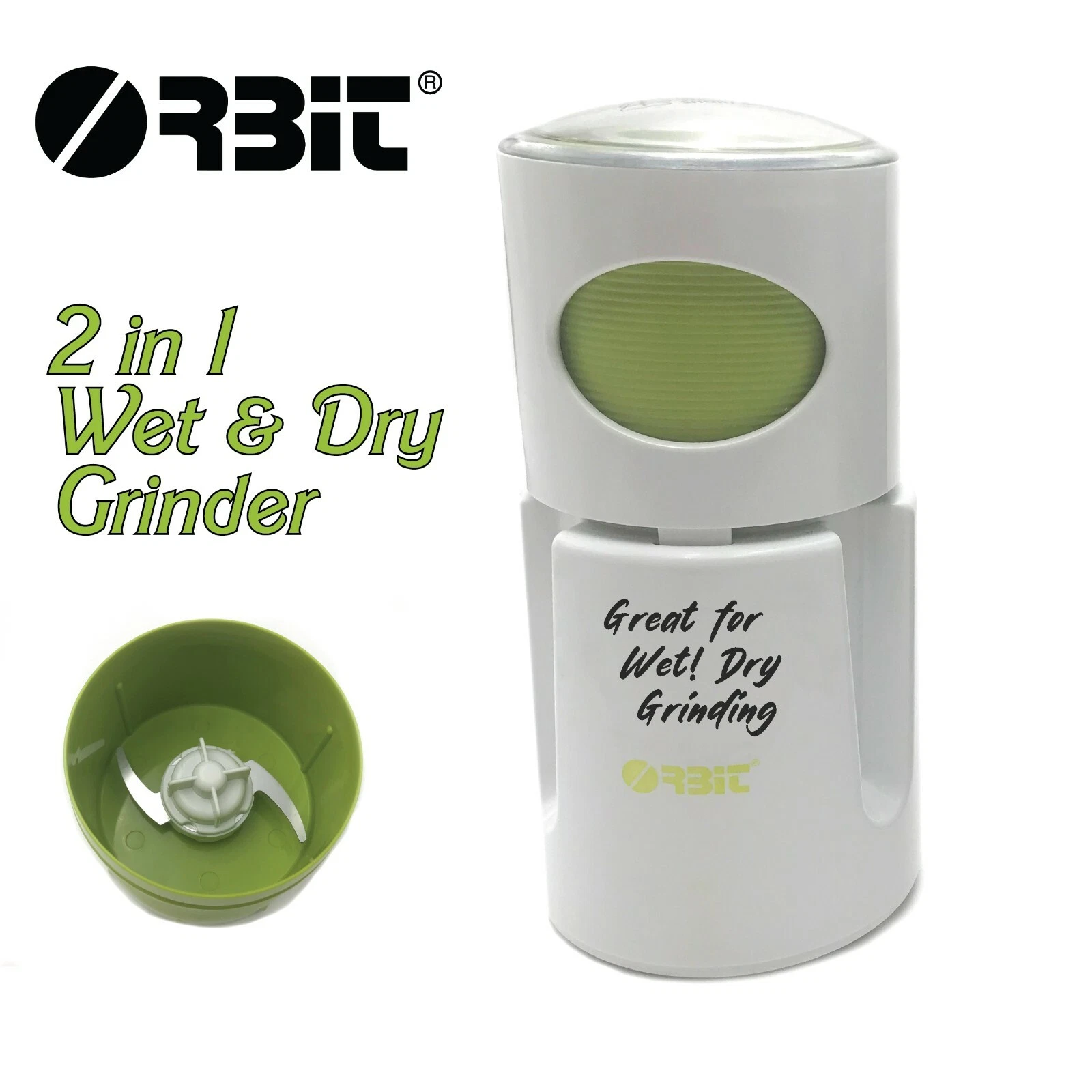 Orbit 2 in 1 Wet & Dry Coffee/Spice Grinder/Chutney Maker
Opens in a new window or tab