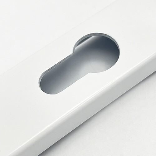 48mm Door Handle Union Style 215mm Fixing Sprung Levers Aluminium Door Upvc Door - Picture 10 of 20