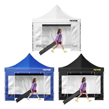 VEVOR Pop Up Canopy Tent Outdoor Gazebo Tent 10 x 10 FT with Sidewalls