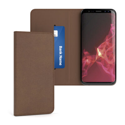 Für Samsung Galaxy Note 9 Hülle Tasche Wallet Klapptasche Cover Vintage Braun