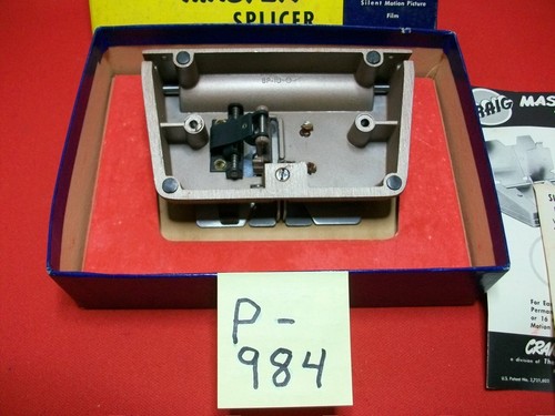 EMBELLECEDORA VINTAGE COLECCIONABLE CRAIG MASTER SPLICER 8mm O 16mm SOUND O SILENT FILM EX CON - Imagen 6 de 6