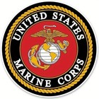 Decal, USMC, UNITED STATES MARINE CORPS, 4Pc., 4", 3", 2.5", 1.75", FREE SHIP — photo 1