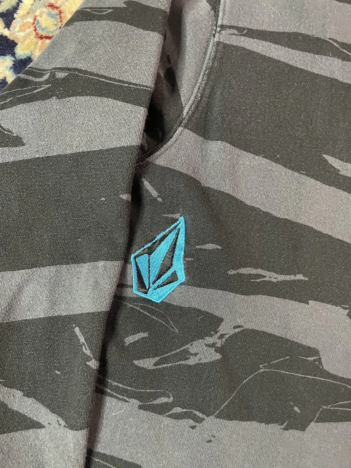 A BATHING APE (BAPE) Felpa con cappuccio e zip intera vintage Y2K anni 2000 stile Volcom Bape