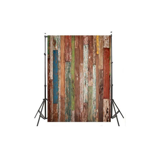 5x7FT Retro Wood Plank Wall Floor Photography Backdrop Studio Photo Background - Afbeelding 14 van 49