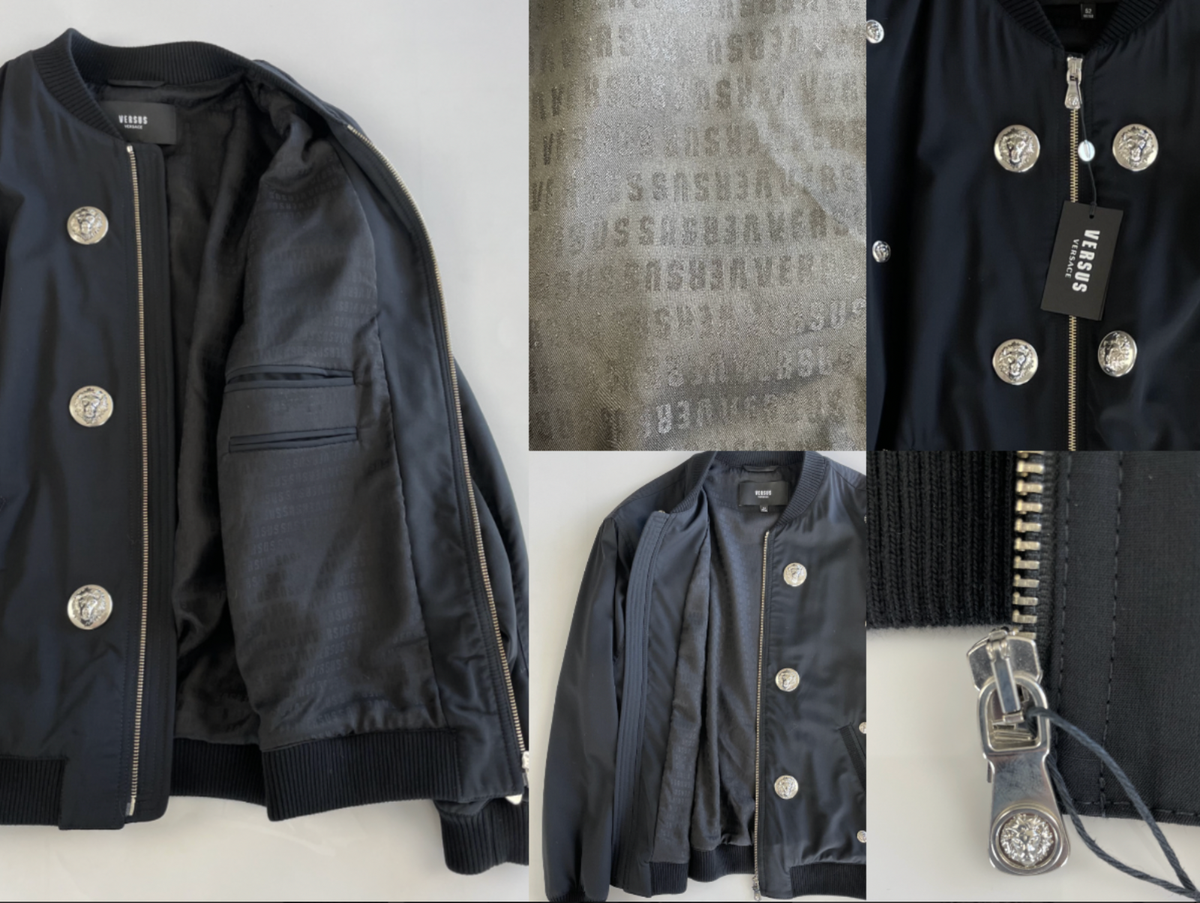 ジャケット・アウター VERSACE MULTI POCKET MILYTARY JACKET Versace Reversible Men Jacket | eBay