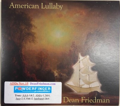 American Lullaby By Dean Friedman Promo Music CD Hype Sticker