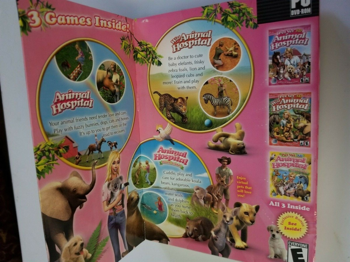 Pet Vet 3D: Animal Hospital -- Triple Treat (PC, 2008