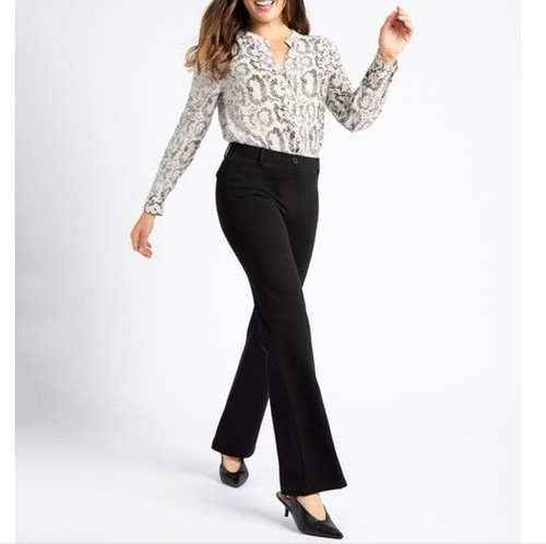 BETABRAND Small Petite Mid Rise Bootcut 