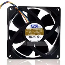 AVC DASD0825B2S 8025 DC12V 1.20A 8CM 4-Wire Dual Ball Cooling Fan