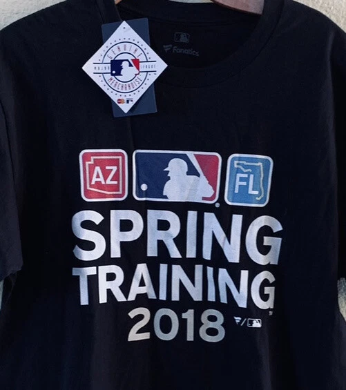 Fanatics Mens MLB 2018 AZ FL Spring Training Black Baseball T Shirt Size M