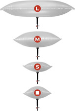 14 X 38 Inch Chimney Balloon Chimney Draught Excluder + FREE Mouth Inflation -