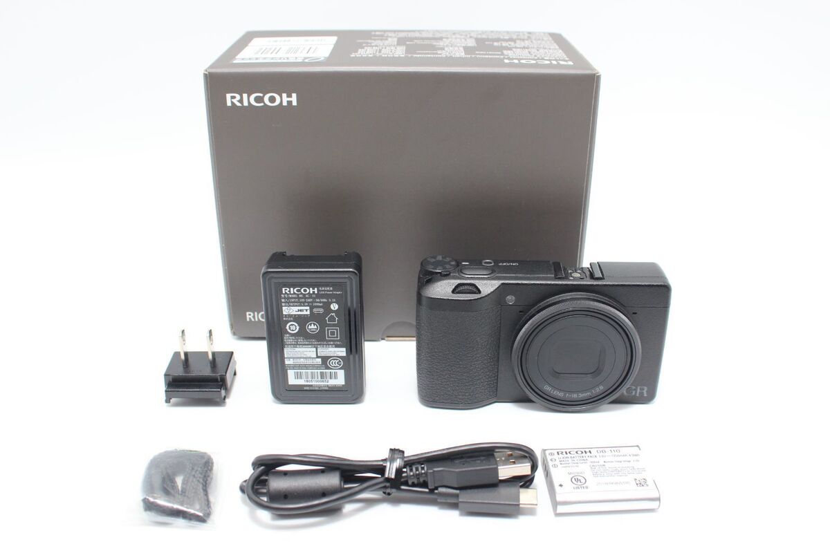 RICOH GR III GRIII GR3 Compact digital camera Black Single RICOH GR III GRIII GR3 Compact digital camera Black Single