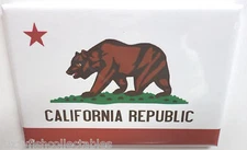 California State Flag  2" x 3" Refrigerator Locker MAGNET