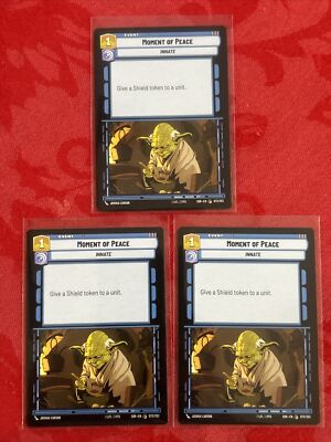 3x Star Wars Unlimited - Moment of Peace - Spark of Rebellion (SOR) 073/252 x3
