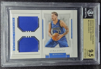 Luka Doncic 2018-19 Panini National Treasures Rookie Dual
