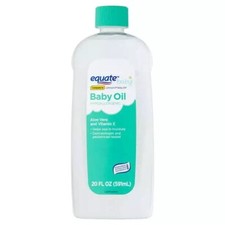 Equate Baby Hypoallergenic Baby Oil, 20 fl oz - USA FREE Shipping