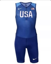 NEW Nike USA Official Rio Olympic Track Team Tank Unitard Body Suit 898156 Sz Lg