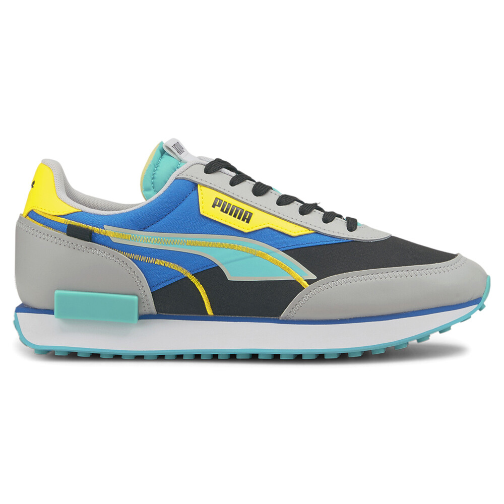 Мужские серые кроссовки Puma Future Rider Twofold на шнуровке Повседневная обувь 38059106