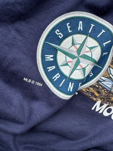Vintage 1994 Salem Sportbekleidung MLB Seattle Mariners Maskottchen Elch auf der losen T-Shirt - Bild 3 von 5