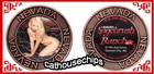 Sagebrush Ranch NEVADA Brothel Girl  Whorehouse Coin Foxy Roxy copper coin. — photo 1