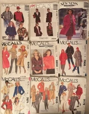 BuyerChoice: COATS/Jacket/Pants/Skirt/Top $7.95-11.95 UNCUT McCALLS V