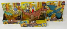 Fisher Price Imaginext Jurassic World Camp Cretaceous Carnotaurus Bumpy Lot New