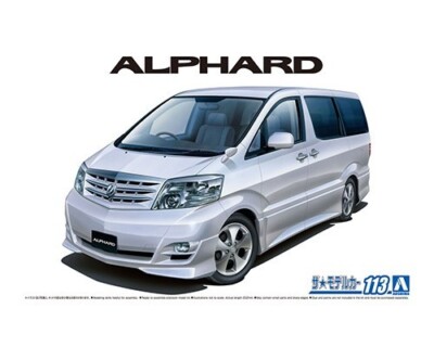 Aoshima 1/24 Toyota NH10W ALPHARD G/V MS/AS '05