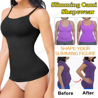 Damen Abnehmen Bauchkontrolle Shaper Weste Cami Camisole Shapewear Figurformende