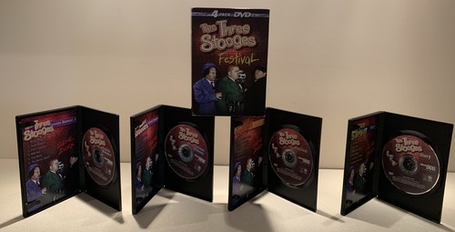 The Three Stooges Festival (DVD, 2000, 4-Disc Set) - Picture 4 of 4