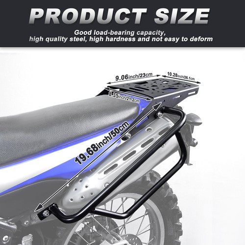 Motorcycle Rear Luggage Rack & Side Crash Bars Fit For Yamaha XT250X All years - Picture 5 of 18