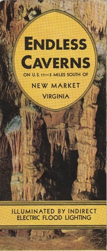 Vintage Brochure Endless Caverns On US 11 3 Miles South of New Market Virginia - Picture 2 of 2