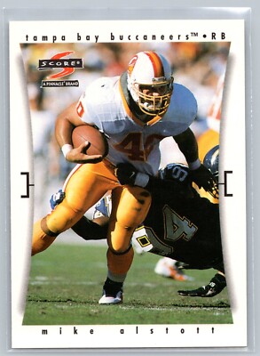 1997 SCORE PINNACLE CARD # 98 Mike Alstott - Tampa Bay Buccaneers